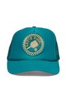 Friday Feelin' Pickleball Hat for Men & Women - Adjustable Trucker Hat Mesh Snapback Baseball Hats for All - One Size, Teal, One Size