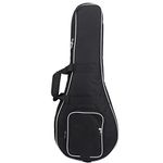 Mandolin Case Gig Bag Backpack Soft Case Cover Portable Handheld Thicken Oxford Cloth Dual Zippers with Side Pockets Ukulele Accessories