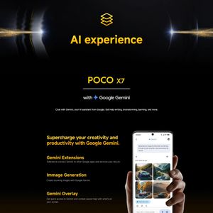 POCO X7 12GB+512GB Smartphone – Black