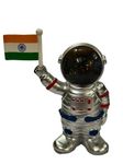 CLOUDSALE ; Your Store. Your Place Astronaut Figures Solar Toys, Astronaut Decor, Astronaut Space Toys Planet Resin Statues, Space Gifts for Car and Home (Silver/White)