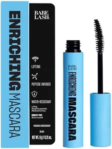 Babe Original Enriching Mascara - Smudge Proof, Long Lasting No Clump Formula, Buildable Volume, Water Resistant, Dramatic Black