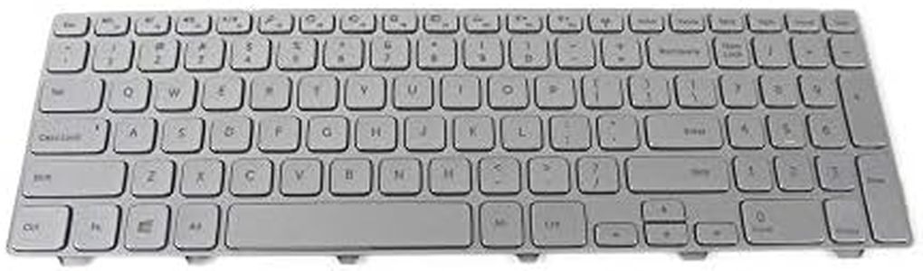 New Keyboard for Dell Inspiron 15 7000 7537 P36F 0KK7X9 V143625AS1 with Backlit Frame US Silver