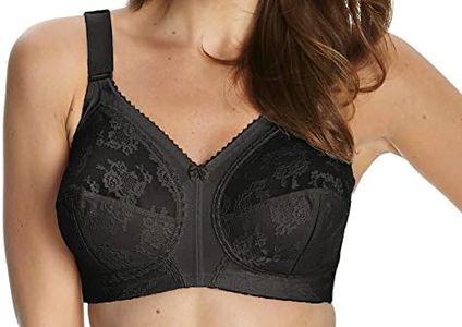 Triumph Women's Doreen X Non-Wired Everyday Bra, Black, 40DD (Manufacturer Size: 105E)