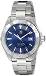 TAG Heuer Men's Swiss Quartz Stainless Steel Casual Watch, Color:Silver-Toned (Model: WAY1112.BA0928)