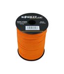 Kombat Para Cord 100 Metre Roll 3mm Day glow NEON Orange Paracord Great for Camping, Survival Kit, Basha, Tent, Bivi, Airsoft, Bushcraft etc