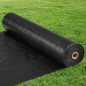 YITAHOME 5X250FT Weed Barrier Garden Landscape Fabric Heavy Duty Gardening Woven Ground Cover 3.2oz for Garden Beds, Landscaping, Outdoor Project