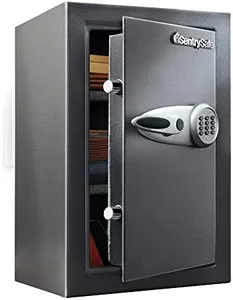 SentrySafe XX-Large Black Floor Safe with Digital Coded Keypad, Gun Safe for Handgun or Other Valuables, 2.2 Cubic Feet, T6-331