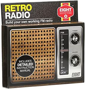 Eight Innovation ERR1493 Eight Retro Construction Kit-Build Your Own Working FM Radio