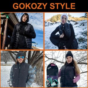 Gokozy Men’s Heated Vest with 10000mAh Battery – Adjustable Warmth