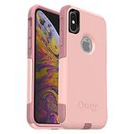 OtterBox COMMUTER SERIES Case for iPhone X/XS (ONLY) - Retail Packaging - BALLET WAY (PINK SALT/BLUSH)