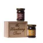 The Wandering Bean Coffee Hamper | Best Festival Gift - A Set of 2 Assorted Coffees (Choose 2 Flavors of Your Choice) (40g X 2 Jars) Gift Festive, Best Gift Hamper Flavored Coffee