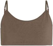 Bleum Neutral Bra - Training & First Bra - Ultra Soft Cotton Fabric Reversible Bra for Teens (16, Chocolate-Rose)