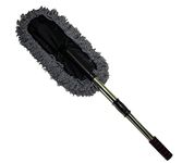 Kozdiko Microfibre Duster with extendable Handle Set of 1 Pc for Car and Home Cleaning Dry and Wet Mop