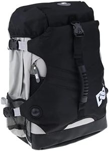 SM SunniMix Inline and Ice, Roller s Premium Skating Backpack for Storage Skates Shoes Boots Sports Gear, Black 2