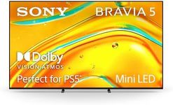 Sony BRAVIA 5 75 Inch TV, Mini LED,