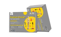 Spotlyt Academy Fashion Design Kit With Online Course, Construction Based Activity/Learn Fashion Designing/Gift Item for Kids and Adults (Access Code inside the Kit for online course)