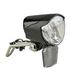 Fischer Bicycle Dynamo LED Front Light 70 Lux with Automatic Light and Parking Light StVZO Approved