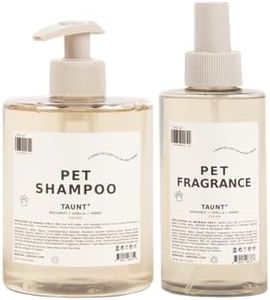 DedCool Pet Shampoo & Pet Fragrance Bundle | 01 Taunt | Luxury Grooming Set for Dogs | Cleanses, Deodorizes & Freshens Coats | Sulfate-Free, Non-Toxic & Vegan