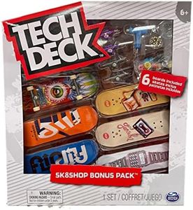 TECH DECK Sk8shop Bonus Pack Mini Finger Skateboard Multi Pack 2022 Series (Flip (Sk8shop Bonus Pack))