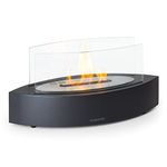 Klarstein Bio Ethanol Fireplace Indoor, Portable Table Top Fire Pit, Indoor & Outdoor Bioethanol Fireplace, 4-6H Burntime, Odourless & Smokeless Fire Bowl, 2.2kW Tabletop Fireplace Burners, 25x25x40cm