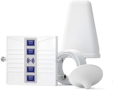 Amplificador de Señal 4G 3G 2G 4 Bandas 900/1800/2100/2600MHz (Banda 8/3/1/7) Amplificador 4g Amplificador 4G gsm 70dB ALC Amplificador Celular