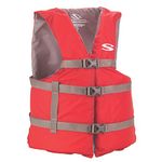 Stearns Adult Classic Boating PFD Red, Universal