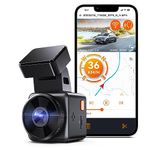 VANTRUE E1 Lite WiFi Mini Dash Cam with Voice Control, 1080P Front Dash Camera for Sedans/SUVs/Trucks, GPS, Free APP, 24 Hours Buffered Parking Mode, Super Night Vision, Support 512GB Max