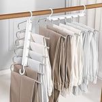 2 Pack 6 in 1 Pants Hangers,Adjusta