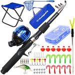 DaddyGoFish Kids Fishing Pole - Rod