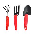 Oblivion Gardening Tools Set Home & Kitchen Hand Trowel,Cultivator, Weeding Fork for Plant Tools | Farming Tools | Khurpi | Gardening Equipment kit | (Set of 3)