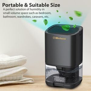 Belaco Portable Dehumidifier, 1000ml – Compact Moisture Absorber