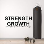 My Vinyl Story Strength and Growth Office Decor Wall Art Wall Decal Inspirational Motivational Vinyl Office Supplies Home Gym Work Success Wall Sticker Teamwork Welcome Quote Business Sign Gift Large