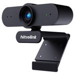 HITROLINK Webcam with Microphone, Full HD 1080P Webcam for PC Laptop with USB, Streaming Webcam with Microphone for Video Conferencing and Chatting, Compatible with Windows, Mac, Laptop and PC