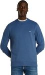 Calvin Klein Men’s Crew Neck Regular Fit Badge Sweatshirt, Blue (Blue Coast), M