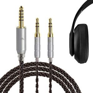 OKCSC ZT8 Dual 3.5mm to 4.4mm Headphone Cable for Hifiman Sundara/ANANDA-BTHE4XX/HE-400i/560 Headphone,8 Core OFC 3.5mm Headphones Extension Cable for Sony NW-ZX300A/ZX505WM1Z/FiiO M11 Plus