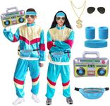 Fancyset 80s Shell Suit Fancy Dress