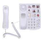 COHU Photo Memory Corded Phone, Large One-Touch Dialing Big Button Phone Ringer Volume Control Speed Dial Telephone with Loud Speaker for Seniors, Alzheimer's, Dementia, Hearing Impaired