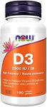 Now Foods Vit D-3 2,500 IU 180gel