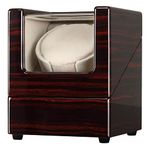 CHIYODA Single Watch Winder For Automatic Watches Piano Baking with Wood Box 5 Modes