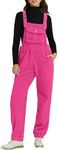 luvamia Hot Pink Jumpsuit for Women Fuzzy Jumpsuit Women Bib Overalls Women Cute Outfits for Women One Piece Jumpsuits for Women Winter Jumpsuits for Women Hot Pink Size Small US Size 4 to Size 6