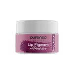 PURENSO Select - Lip Pigment Powder - Glossy, Magic Maroon (10G X 1 Jar)