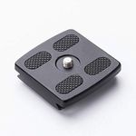 GEEKOTO Camera Tripod Quick Release Plate for Tripod, Aluminum Quick Release Plate with 1/4 Screw