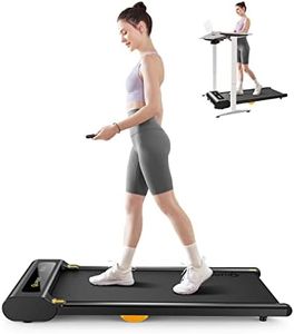 UREVO Treadmill, 2.25HP Walking pad with Double Shock Absorption, Under desk treadmill with Remote Control and LED Display, Walking treadmill with Large Running Area for Home/Office