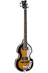 De Rosa 4 String Vintage Violin Beatle Electric Bass Hollow body Tobaccoburst