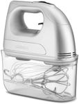 Cuisinart Power Advantage 7-Speed Hand Mixer | Balloon Whisk | Dough hooks | Stainless steel beaters | 7 Speeds | 200W motor | Snap on storage case | Electric hand mix for all your kitchen tasks
