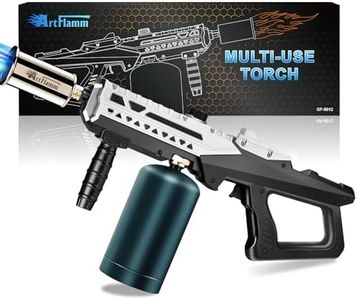 ARTFLAMM Propane Torch - Powerful Grill & Cooking Torch Gun - Adjustable Flamethrower - Culinary Blow Torch for Sous Vide, BBQ, Campfire, Charcoal Wood (Tank Not Included)