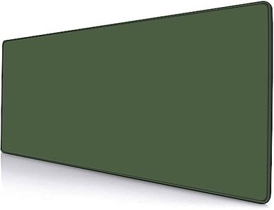 Armanza Large Gaming Mouse Pad, XL Extended Mousepad, Non-Slip Rubber Base Keyboard Mouse Mat Desk Pad for Work, Game, Office, Home, 31.5 x 11.8 in, Olive Green, PL230707024