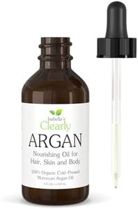 Organic ARGAN Oil of Morocco | 100% Pure Cold Pressed Moroccan Oil for Hair, for Face, for Scalp, for Skin, for Nails and for Body | Virgin, Unrefined, In Glass Bottle (Bulk 120 ml)