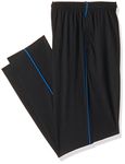 Van Heusen Men Athleisure Smart Tech Regular Fit Trackpants - Easy Stain Release, Anti Stat, Ultra Soft_50056_Black_S