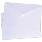 BCreativetolearn C5 White Envelopes for A5 Cards Diamond Gummed Self Seal Pack of 30 100gsm Postal Envelopes (229mm x 162mm) for Invitations, Birthday Cards, Letters & Favors